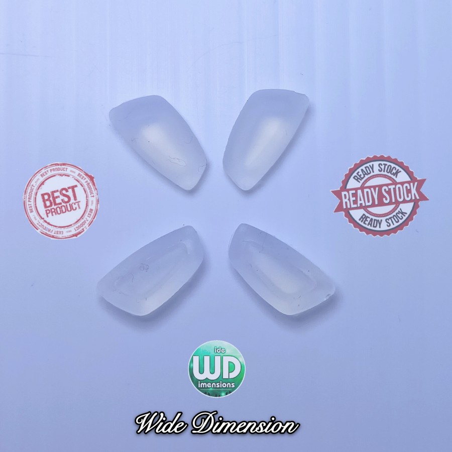 Nosepad Kacamata Silicone Push-On Bayonet 15mm Bantalan Hidung NosePad Untuk Kacamata Frame Sungglas