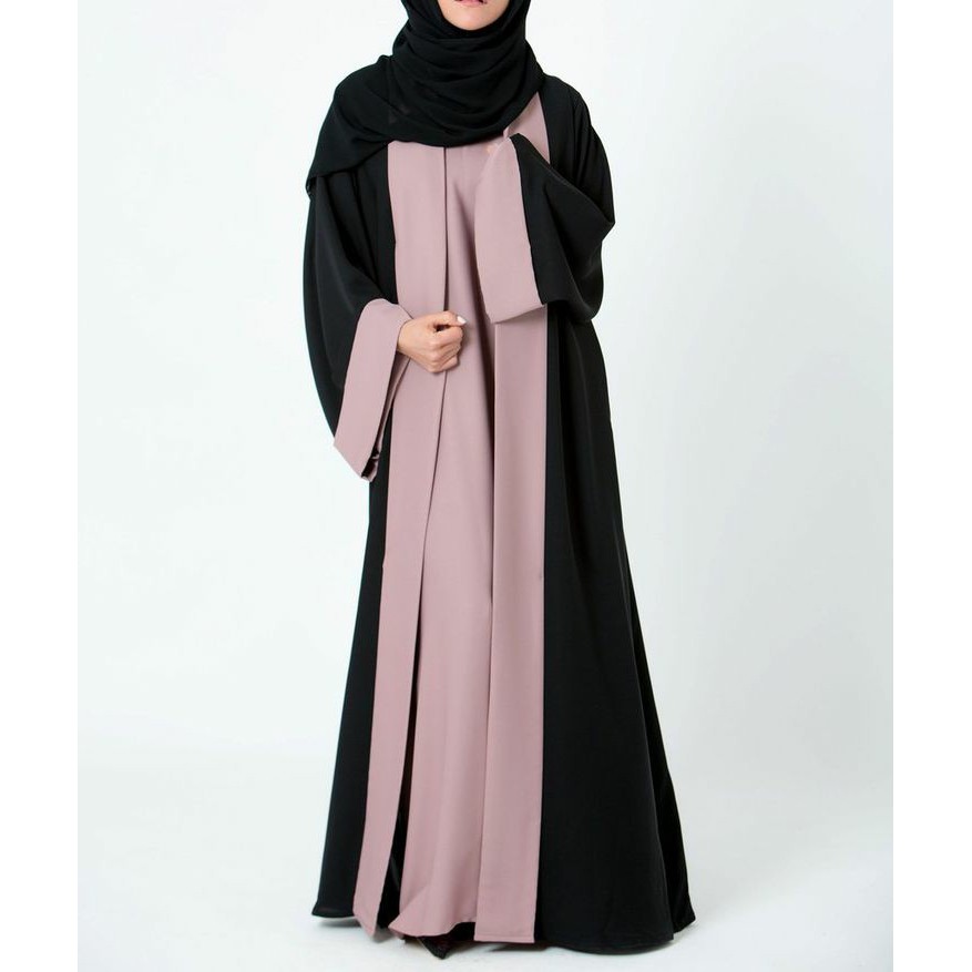 gamis turkey - busana muslim - jubah dewasa dan anak - abaya  baru kania polos(br181)haura best seller