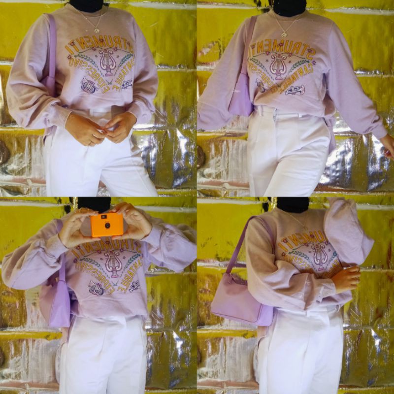 Crewneck STRUMENTI LILAC
