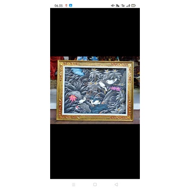 lukisan jalak Bali warnabaru