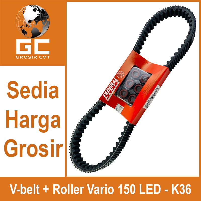 Federal Vanbelt V Belt Van belt Fanbelt Kit Assy Set Honda Vario 150 ESP LED Injeksi FP-231PA-K36-2700