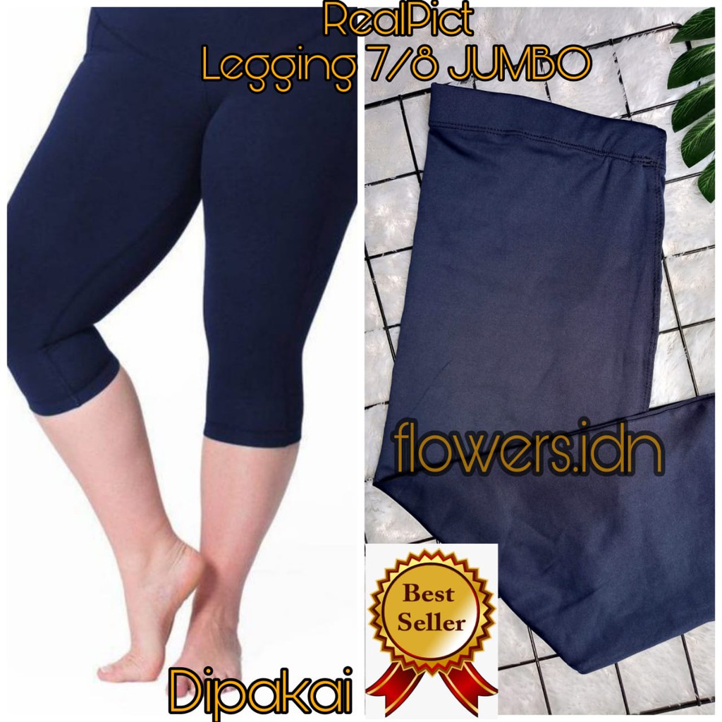 Celana Legging 3/4 Jumbo Lejing