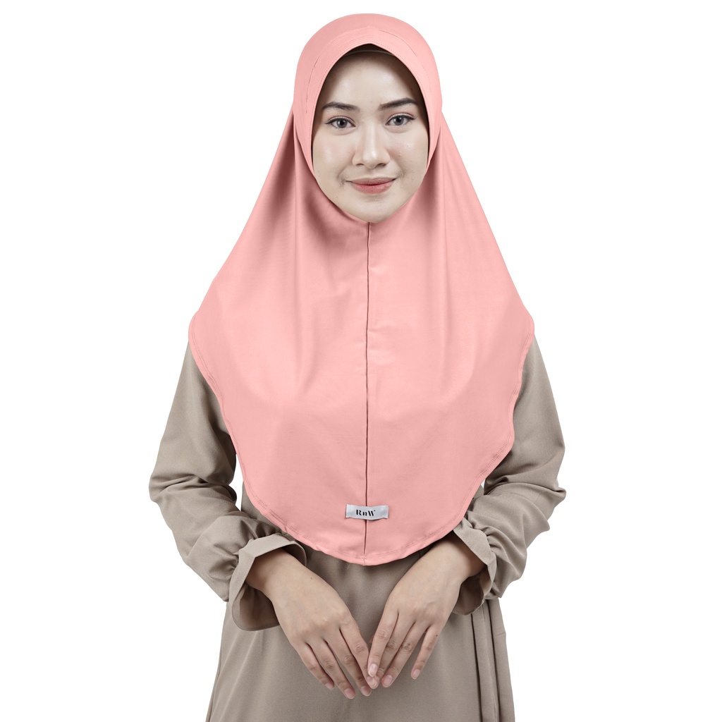 RnW Hijab Instan Daily - Laluna Hijab-Peach