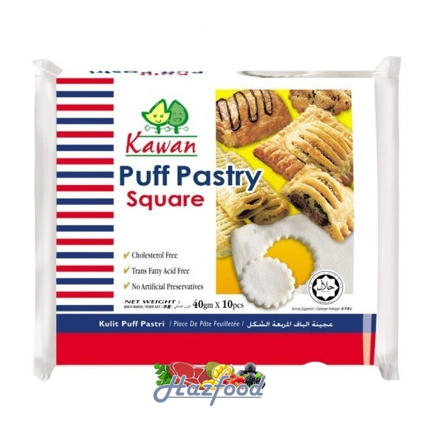 

Kawan Food Puff Pastry Square 4 Inch - 400 Gram