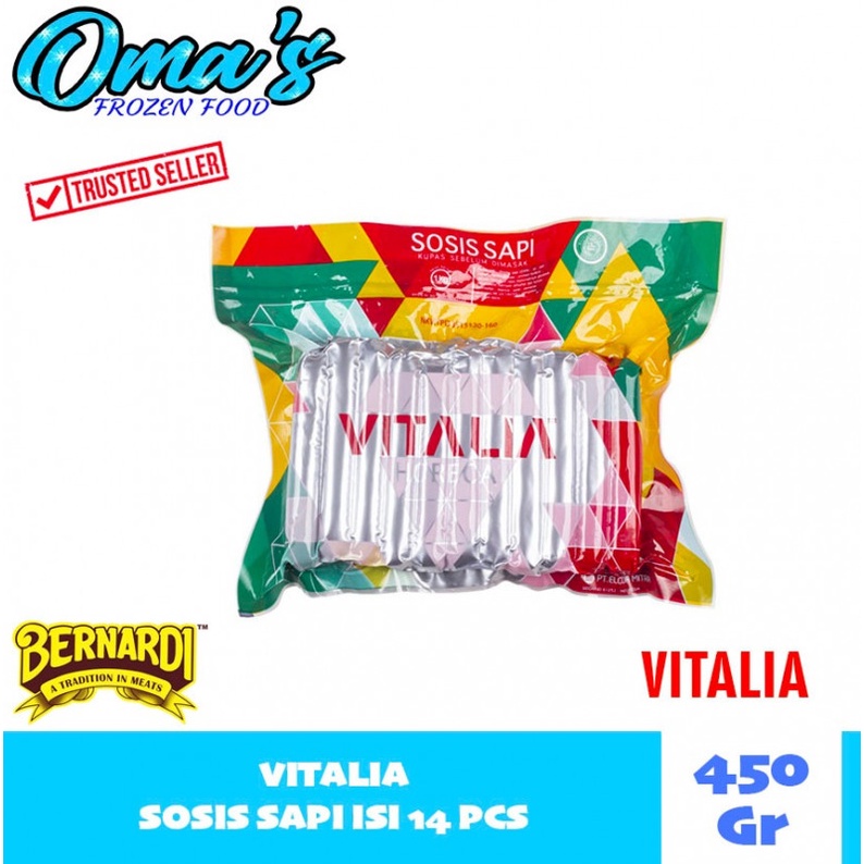 

VITALIA SOSIS SAPI ISI 14 PCS 450 GR BY BERNARDI