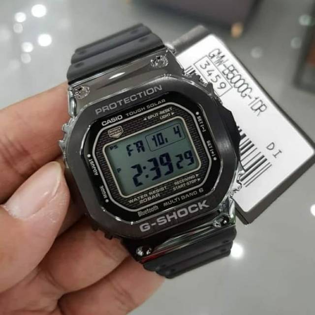 Jam Tangan Pria CASIO G-Shock GMW B5000G 1DR Stainless Digital Original