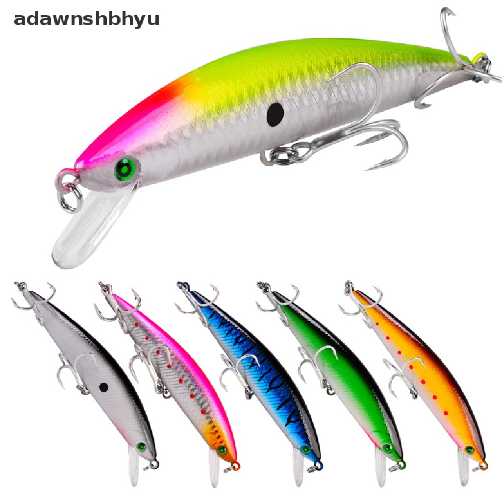 Adawnshbhyu Ikan Kecil Memancing Umpan 41g 13cm Besar Troli Bass Umpan 3X BKB Kait Tenggelam Swimbait