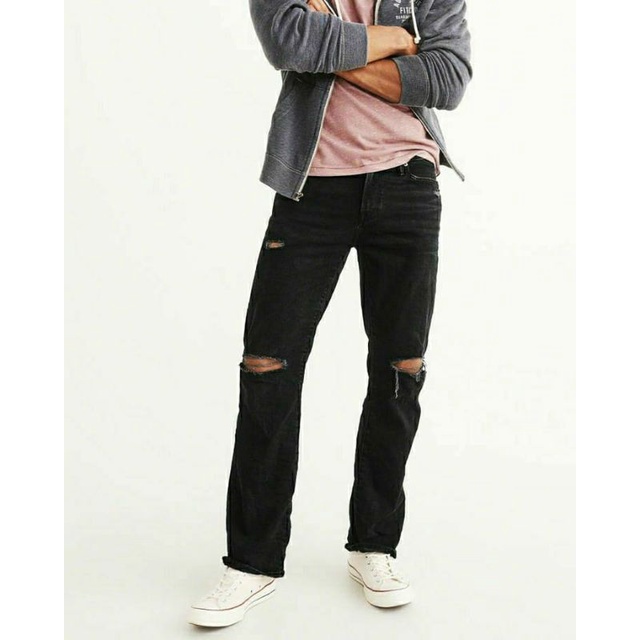 CELANA SOBEK PRIA RIPPED ROBEK STANDAR REGULER BASIC PREMIUM 27-38