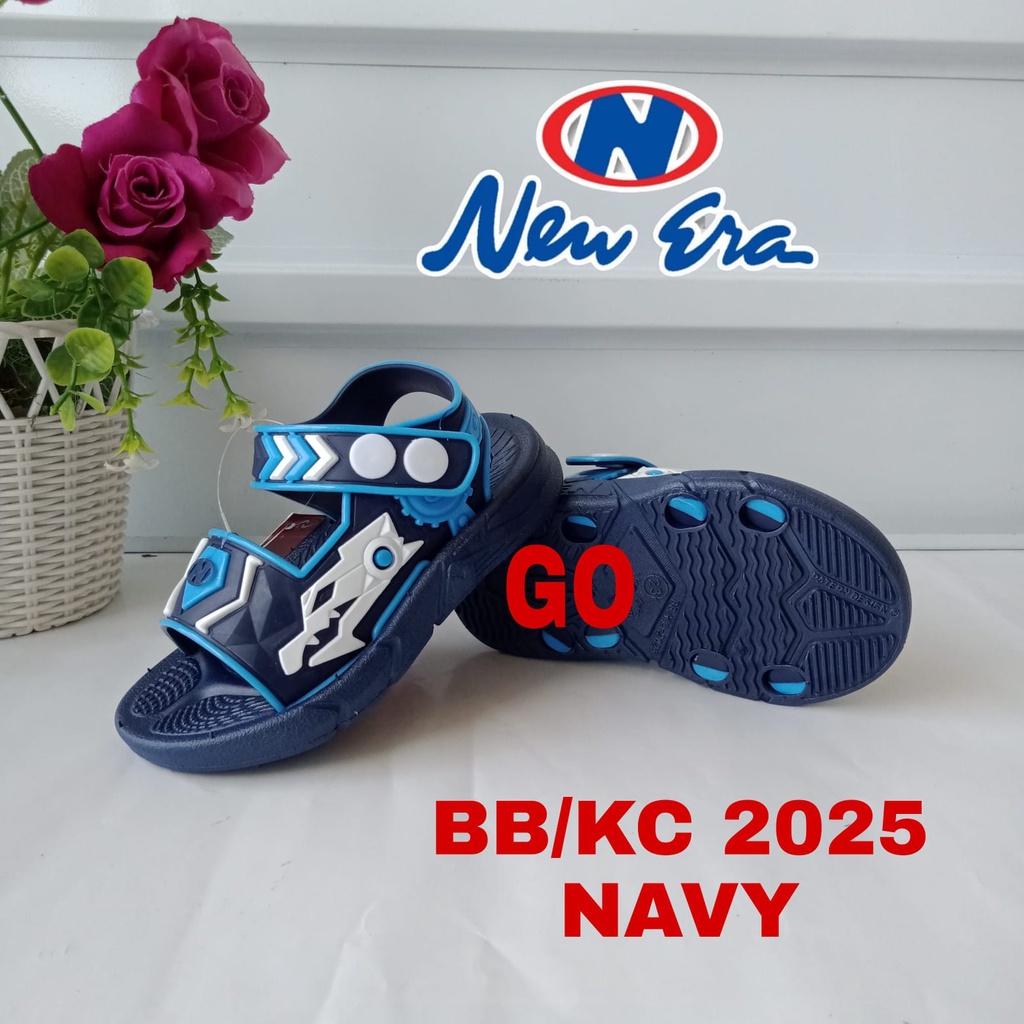 gof NEW ERA BB/KC 2025 Sandal Gunung Anak Laki-laki New Era size 21-25