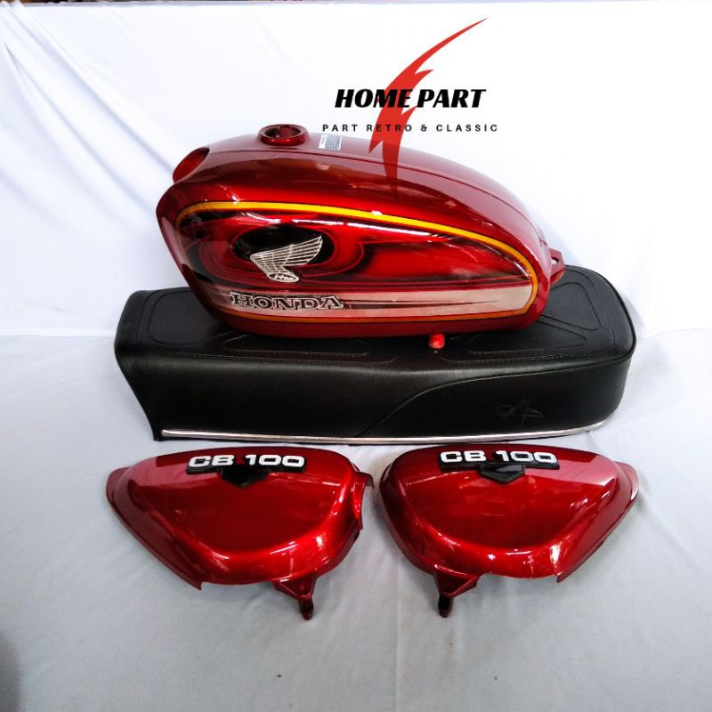 BODY SET CB 100 CB 125 WARNA MERAH BOK AKI CB MERAH