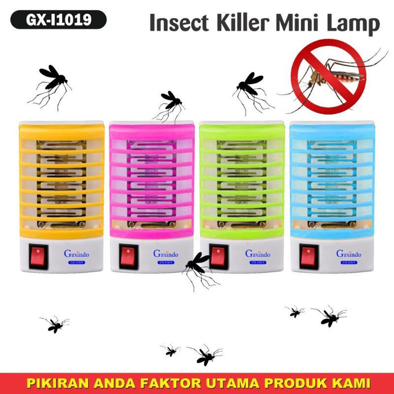 INSECT KILLER MINI LAMP / PERANGKAP NYAMUK PLUS LAMPU TIDUR GAXINDO