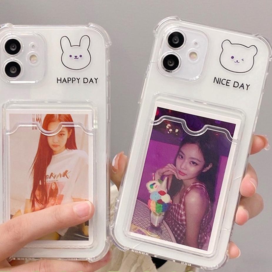 Big Sale - PRINTING CARD HOLDER CASE for realme c21 oppo a31 2020 a52 a92 3 a54 c21y c25y reno 5 a74