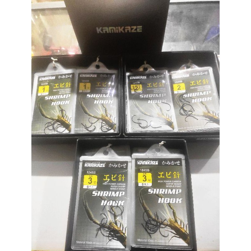 Mata Kail Pancing Udang Shrimp Hook Kamikaze 1045B