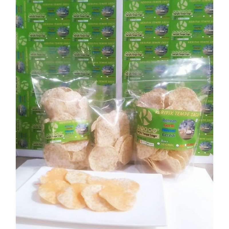 

Keripik Tempe Sagu berat bersih 500 g,, garing, gurih,nikmat & bergizi.
