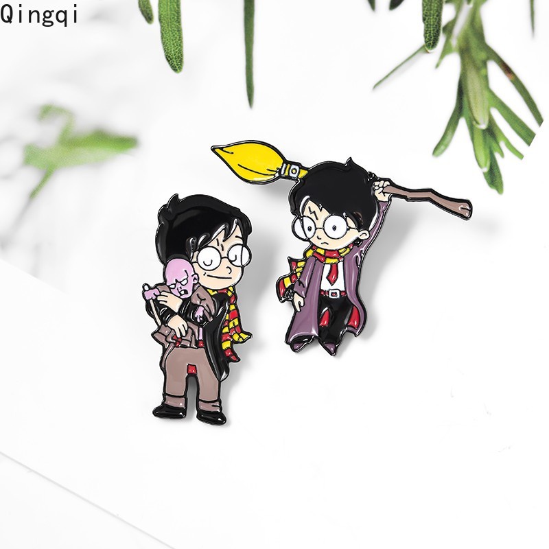 Bros Pin Desain Kartun Harry Potter Untuk Perhiasan