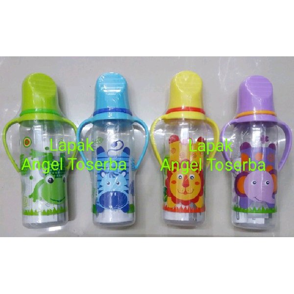 Botol susu baby safe 250ml botol susu pegangan botol susu karakter dot bayi Berkualitas