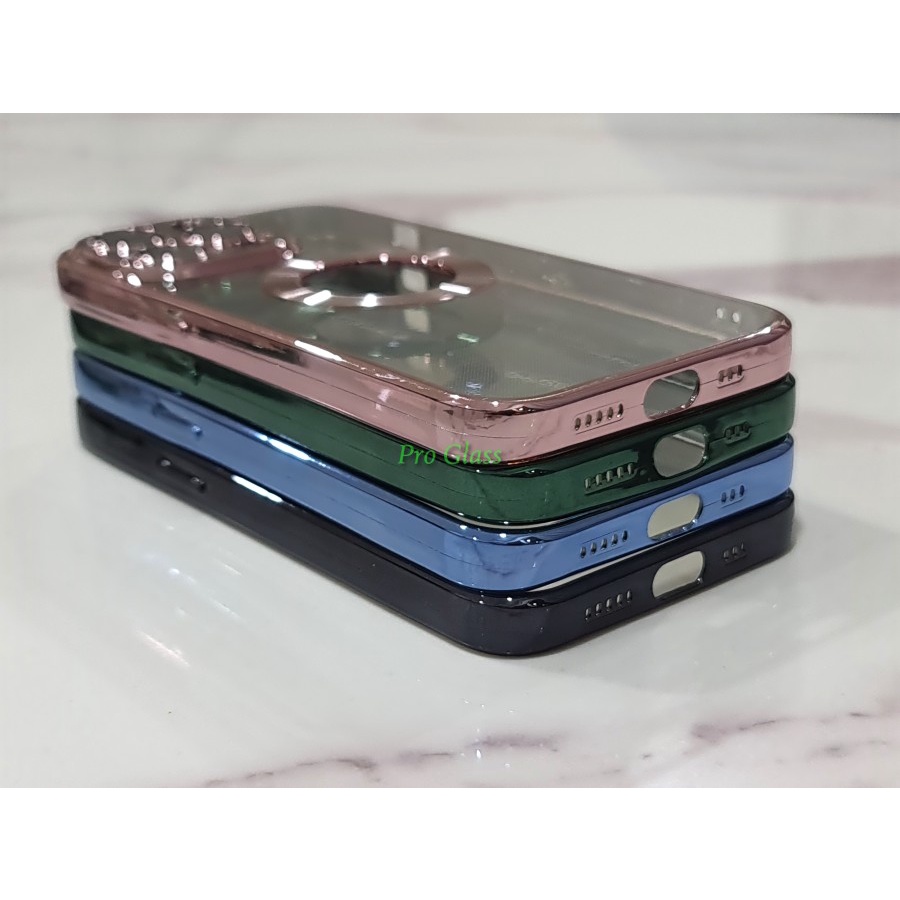 C141 Iphone X / XS / XR / XS MAX / 11 / 11 PRO /  11 PRO MAX / 12 / 12 PRO / 12 PRO MAX / 13 / 13 PRO / 13 PRO MAX Chrome Plated Soft Silicone Case