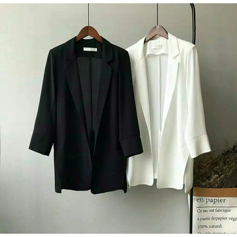 Buna Blazer / blazer kantor / blazer putih / blazer kerja / blazer casual