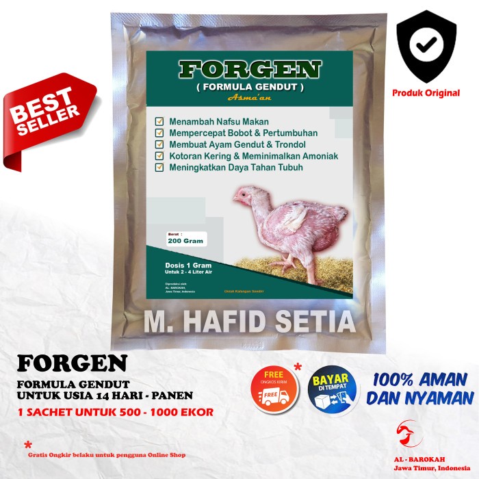 (BAYAR DI TEMPAT)  ayam FORGEN 200gram