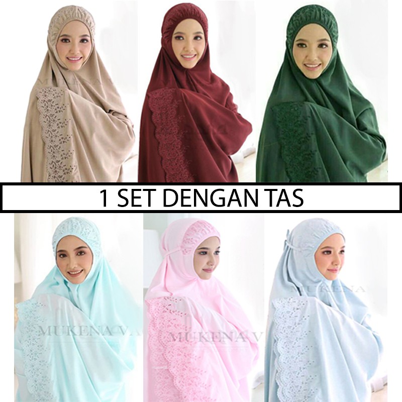 Mukena Khadijah terbaru  free tas