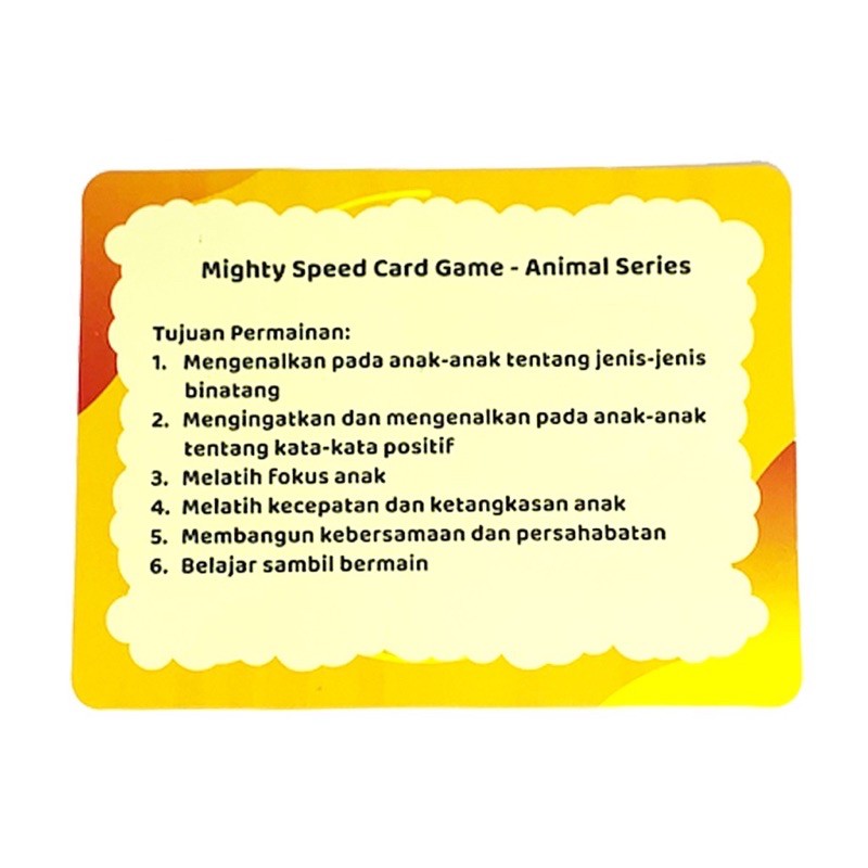 PLAYLABS MIGHTY SPEED CARD GAME - MAINAN EDUKASI