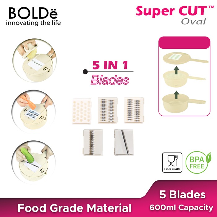 Bolde SUPER CUT OVAL Pisau Bolde Pisau iris Pisau Pengiris Pisau Dapur