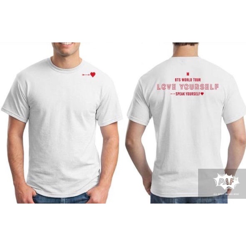 BTS love yourself tour t-shirt