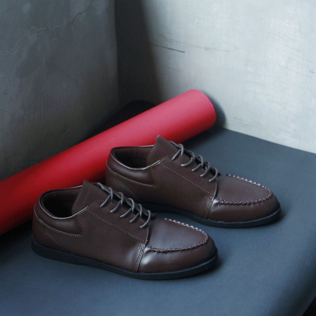 SMITH BROWN - Sepatu Kerja Formal Kantor Pria Kasual Pantofel Pria Oxford - Pantopel