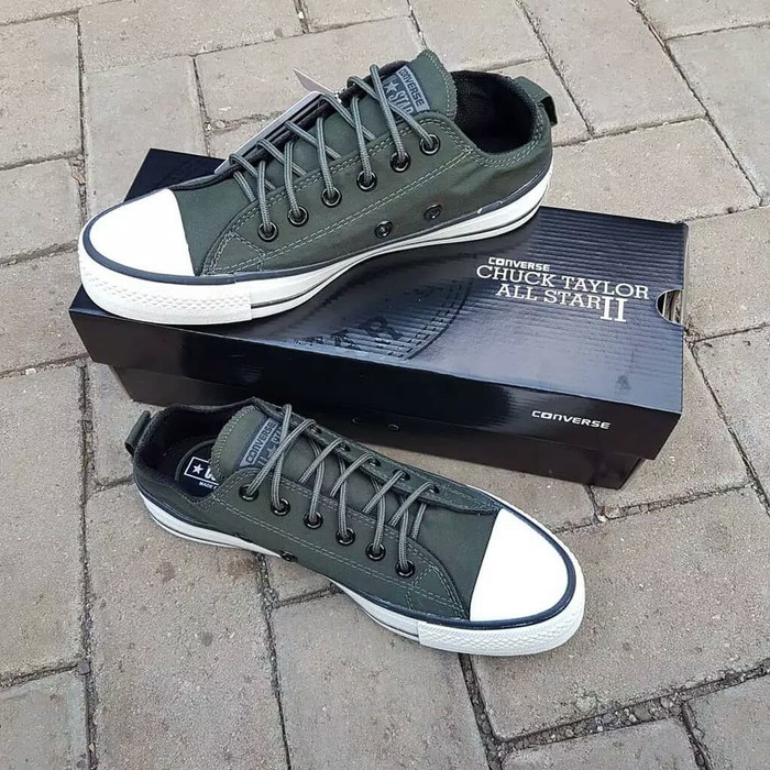 SEPATU CONVERSE CT X HIJAU ARMY - Hijau Army, 37