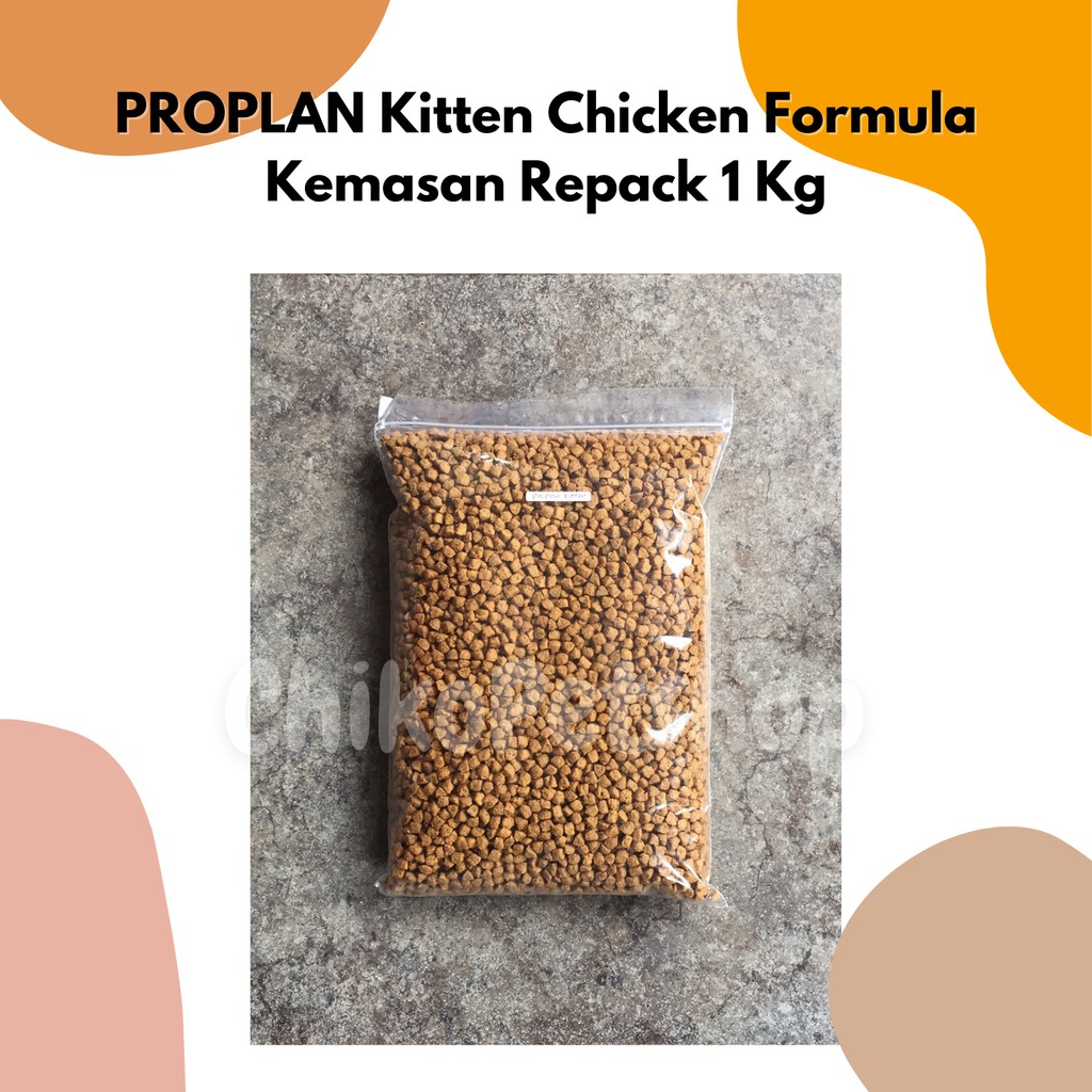 PROPLAN KITTEN Chicken Formula Cat Food Makanan Anak Kucing 1kg