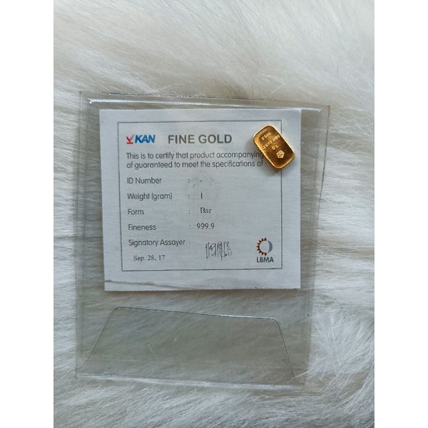 Emas antam Retro 1 Gram