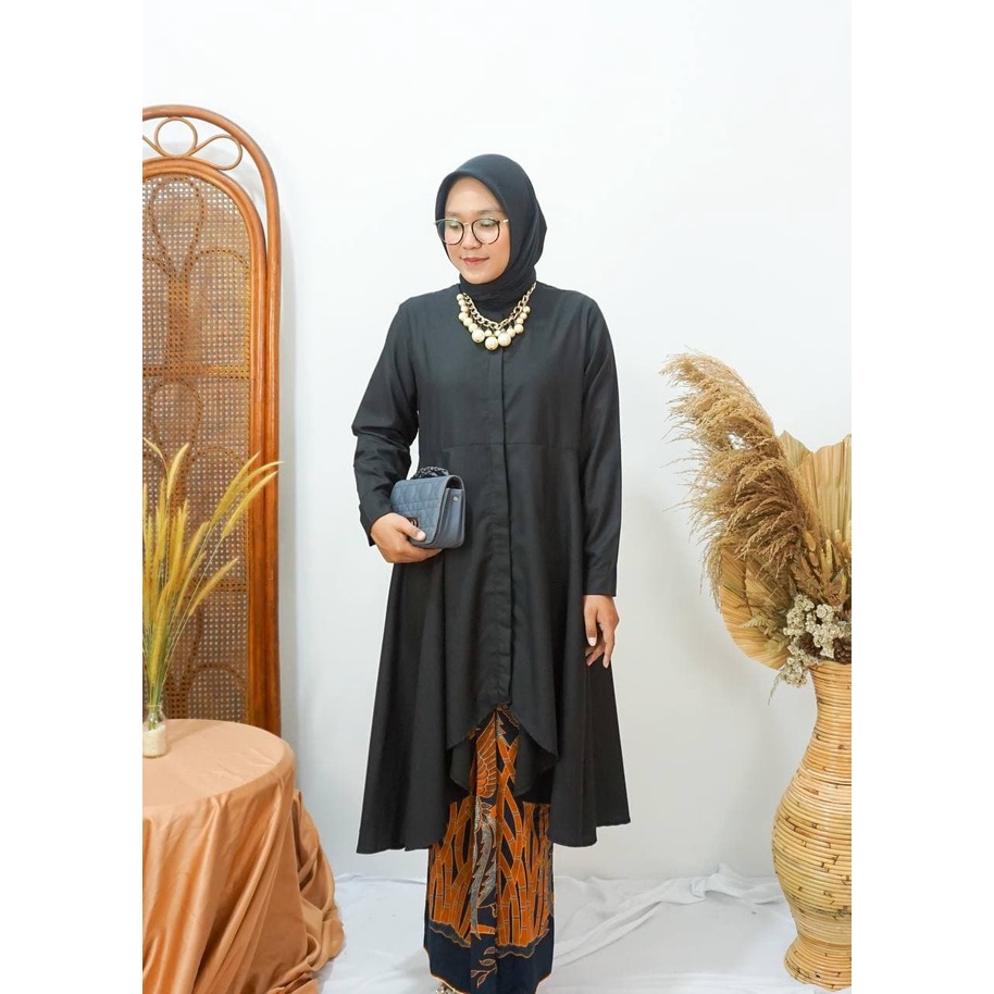 ALENA TUNIK BAHAN TOYOBO PREMIUM ATASAN WANITA MUSLIM TERBARU KEKINIAN BUSUI BY ZENIC_ID (COD)