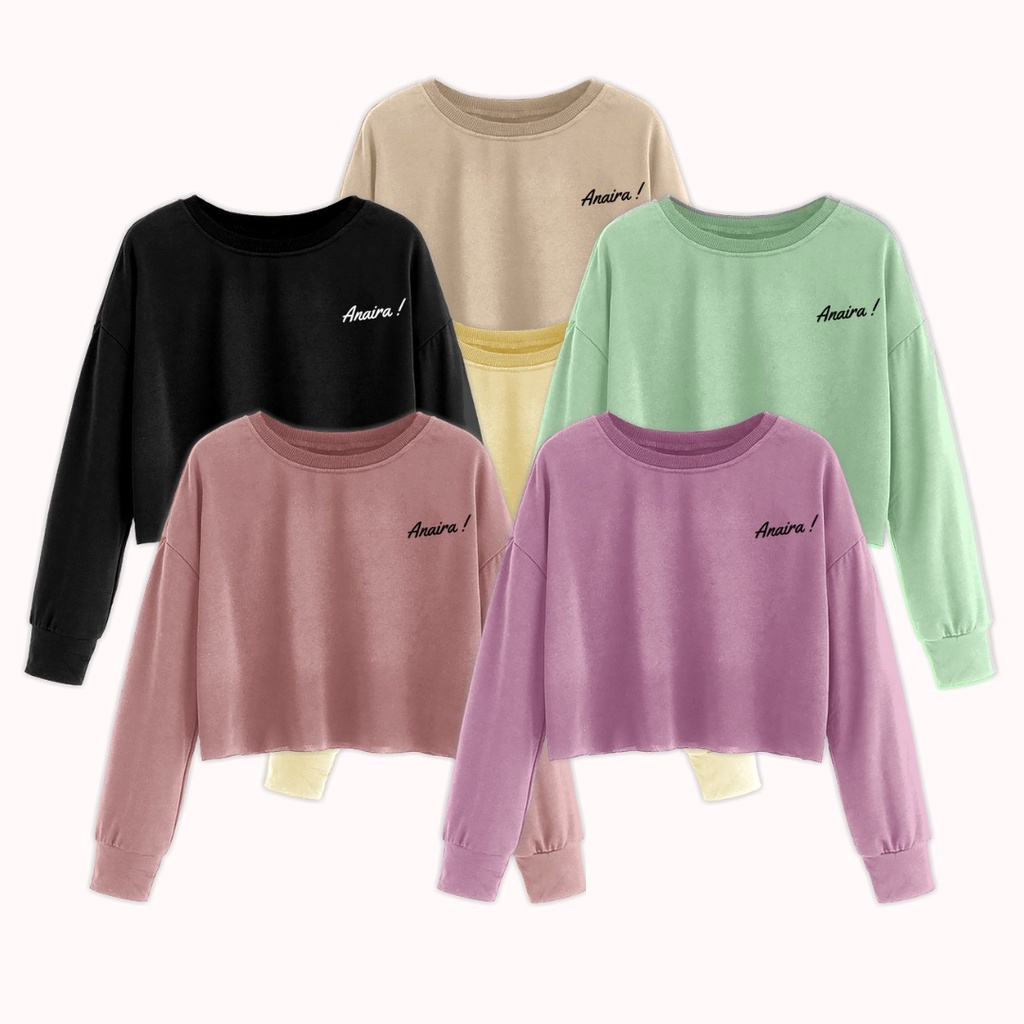 SWEATER ANAIRA CROP WANITA ANAIRAOFFICIAL