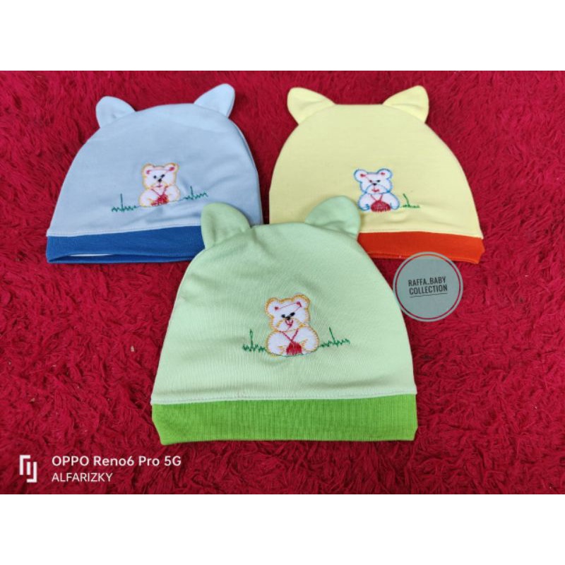 TOPI KUPLUK BAYI  KUPING (0-3 bulan)