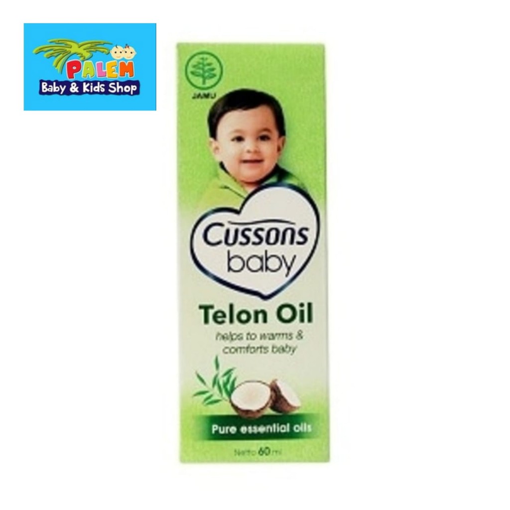 Cussons Baby Telon Oil Pure Essential Oils 60ml 3492