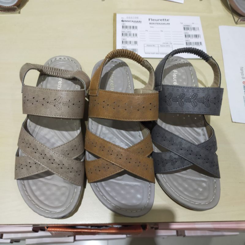 Sepatu sandal fleurette promo