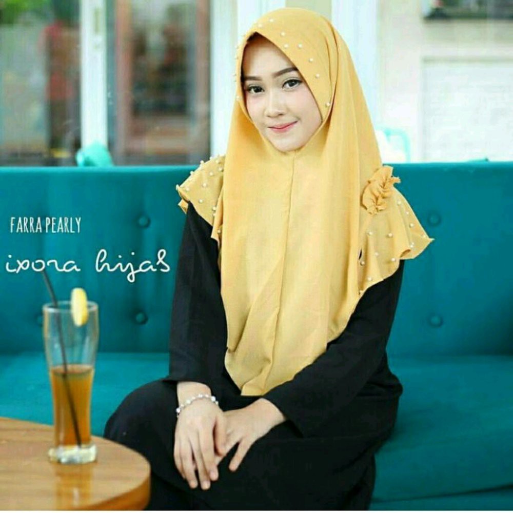 [FLASH SALE] Hijab/jilbab instan Farra Pearly