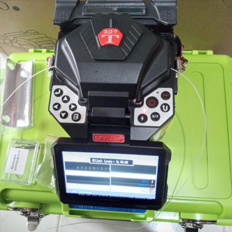 fusion Splicer Skycom t307/alat sambung fiber optic