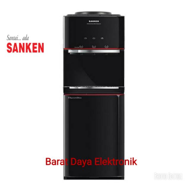 Sanken Dispenser Galon Atas Bawah HWD-Z99 Dua Gallon Tempered Glass