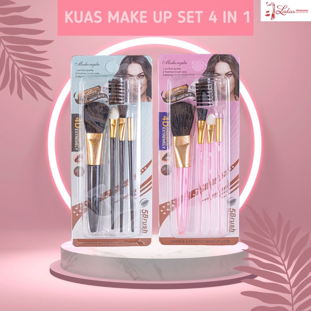 Kuas MakeUp / MakeUp Brush Set 4in1 (A 23)