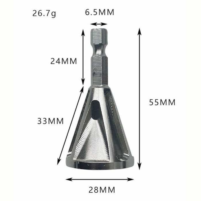 Mata Bor Deburring Tools Perbaiki Baut Baja Rusak Karat