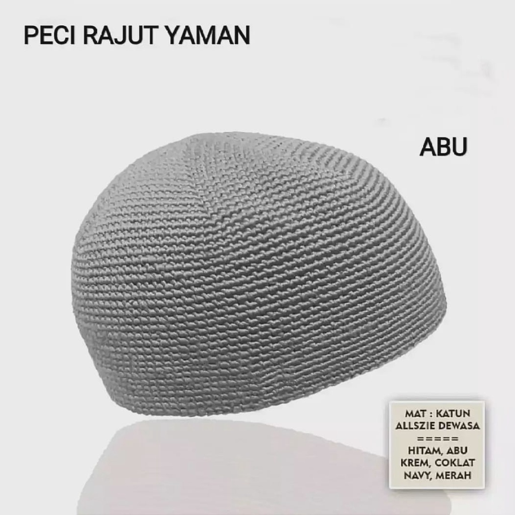 MURAH !!! GROSIR PECI RAJUT YAMAN POLOS SUPER TEBAL IMPORT KOPIAH SONGKOK SULAM DEWASA HARGA ALL SIZE BISA COD PECI PRIA MODEL TERBARU SHOLAT LAKI-LAKI