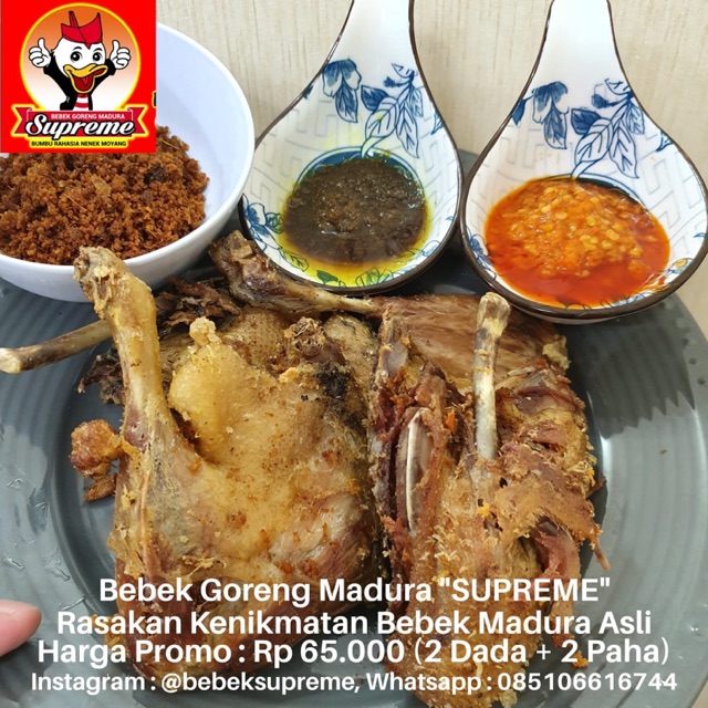 

Tambahan bumbu untuk pembelian bebek supreme