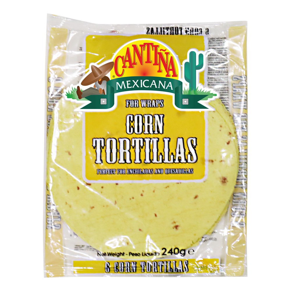 

Kulit Kebab Cantina Mexicana Corn Tortillas tortila isi 6pcs Uk 20 cm