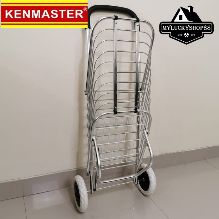 Kenmaster Kent KT-3002 Trolley Cart Aluminium Bag - Trolly Keranjang - Troli