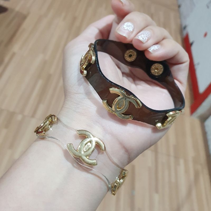 Gelang Brandad Band Gelang Jelly Fashion Import Premium Quality Tidak Karatan Gelang kulit Branded Band G0104