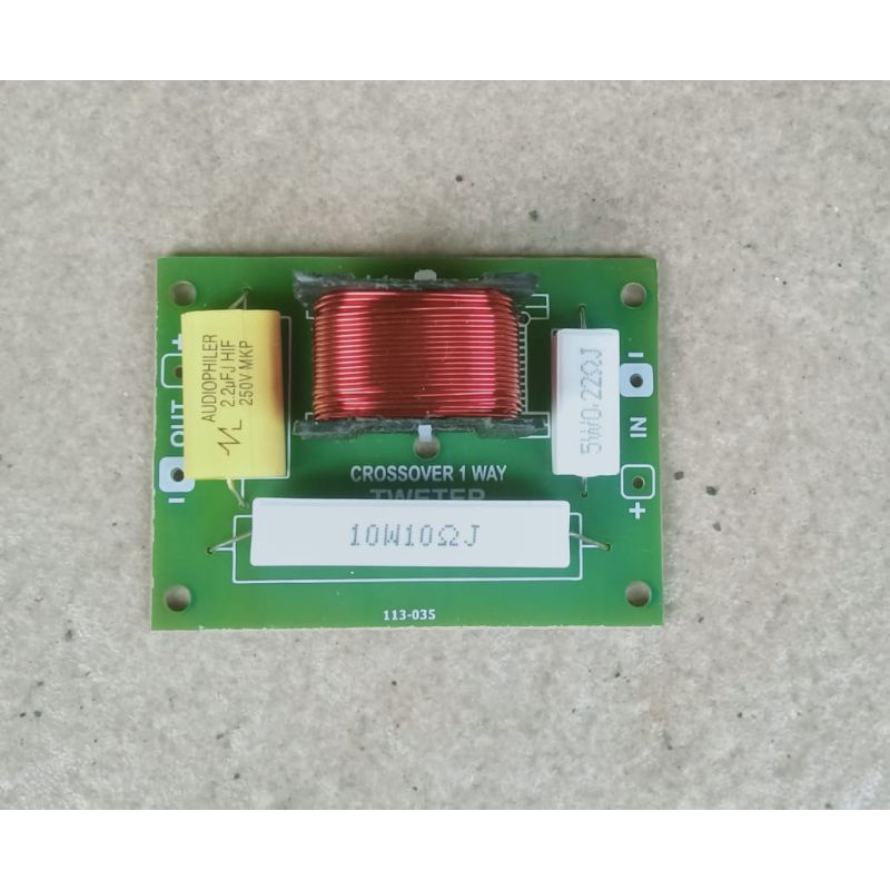 kit crossover pasif 1 way khusus Twitter