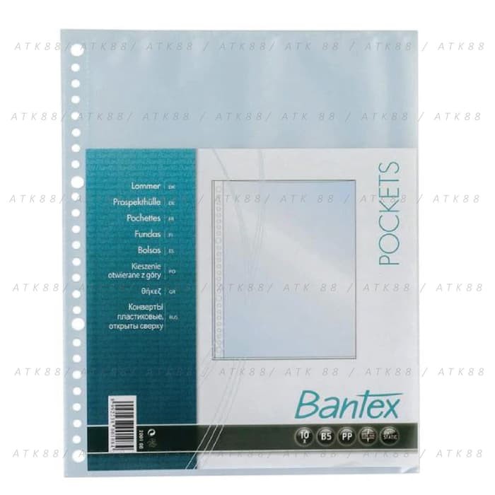 

Promo Bantex Pockets B5 26 Holes (10 sheets) #8001 terbaik