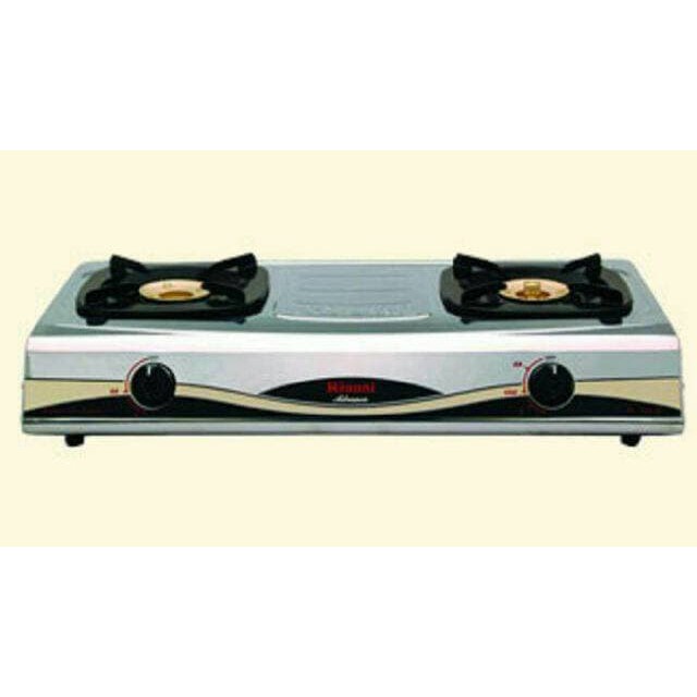 kompor gas rinnai 2tungku RI-522A(api besar+api lilin)stenlis