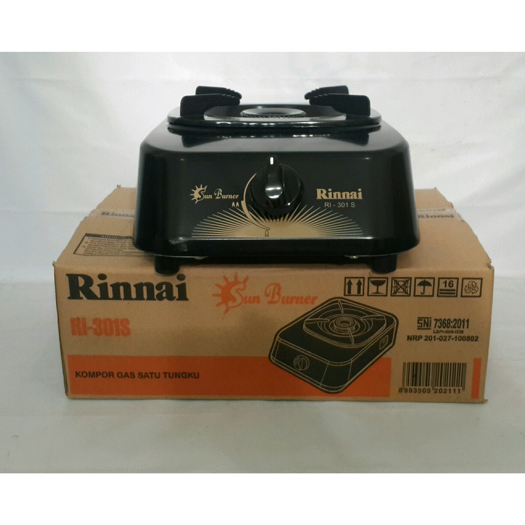 Rinnai kompor  gas  satu  tungku  RI 301S Shopee Indonesia